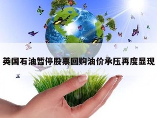 英国石油暂停股票回购油价承压再度显现